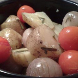 Mediterranean Baby Roast Potato Salad recipe