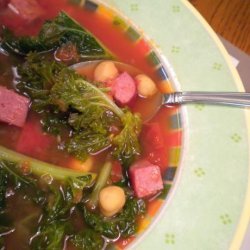 Smoky Sausage and Kale Soup recipe