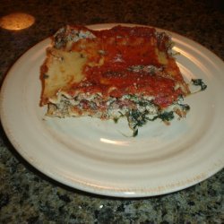 Spinach & Mushroom Lasagna recipe