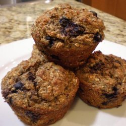 High Protein, High Fiber Blueberry Muffins recipe