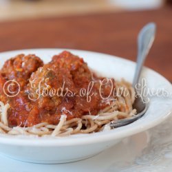 Spaghetti and Meatballs Italian recipe