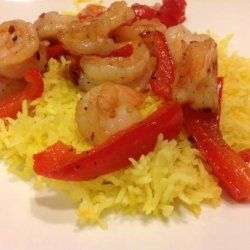 Spicy Three Pepper Shrimp recipe