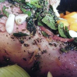 Pot Roast Lamb With Red Wine Herbs and Veg recipe