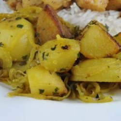 Dhania Aloo (Bengal, India) recipe