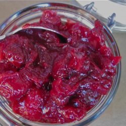 Cinnamon and Ginger Cranberry Sauce recipe