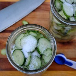 Freezer Pickles recipe
