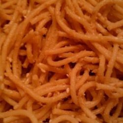 Yummy Chinese Cold Noodles for Peanutbutter Lovers! recipe