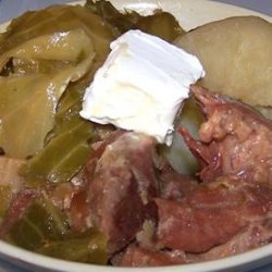 Classic Cabbage With Ham and Potatoes recipe