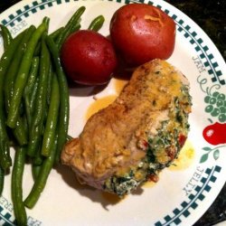 Pork Chops Stuffed With Sun-Dried Tomatoes and Spinach recipe