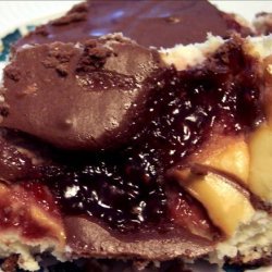 Double Chocolate Raspberry Cheesecake Bars recipe