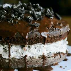 Chocolate Covered Oreo Cookie Cake recipe