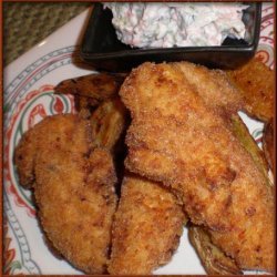 Chipotle Chicken Tenders With Cucumber Slaw recipe