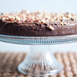 Caramel-Pecan Brownie Cake recipe