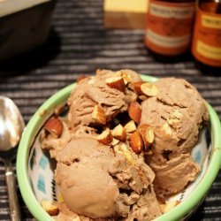 Chocolate Almond Ice Cream recipe