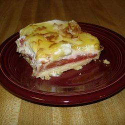 Cool Rhubarb Dessert recipe