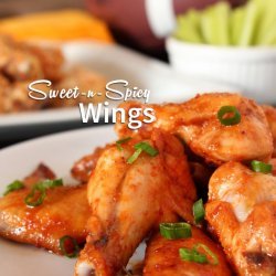 Sweet and Spicy Chicken Wings recipe
