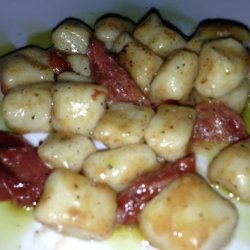 Goat Cheese Gnocchi With Sundried Tomato Brown Butter Sauce recipe