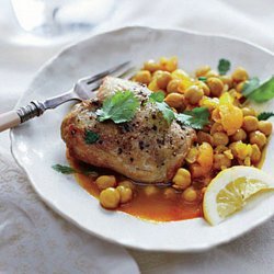 Tagine of Chicken and Chickpeas recipe