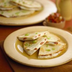 Roasted Red Pepper & Goat Cheese Quesadillas recipe