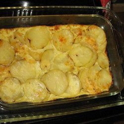 Blue Cheese Potatoes Au Gratin recipe