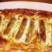 British Toad in the Hole (Sausages in Batter) With Sherry Onion recipe