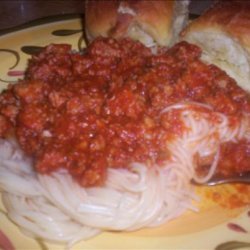Spaghetti With Homemade Turkey Sausage recipe