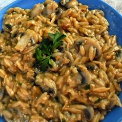 Orzo with Mushrooms recipe