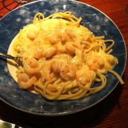 Shrimp Linguine Alfredo recipe