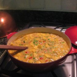Vegetable and Fruit Curry over Basmati Rice recipe