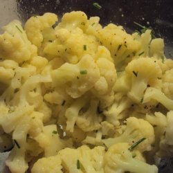 Cauliflower With Chives and Lemon recipe