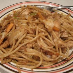 Spicy Chicken Chow Mein recipe