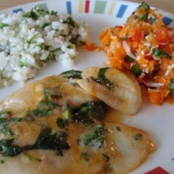 Thai-Inspired Tilapia With Carrot Salad recipe