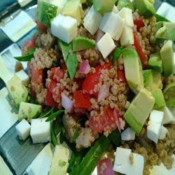 Greek Quinoa Salad With Avocados! recipe