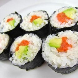 Smoked Salmon Sushi Roll recipe
