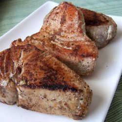Seared Spicy Tuna Steaks recipe
