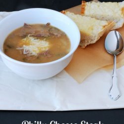 Philly Cheese Steak Soup recipe