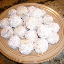 Buttery Mexican Wedding Cookies recipe
