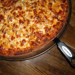 White Pizza--Chicken and Mushroom Thin Crust recipe