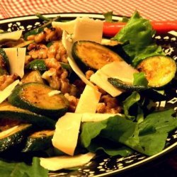 Zucchini, Walnut and Parmesan Salad recipe