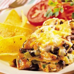 Chicken and Black Bean Enchiladas recipe