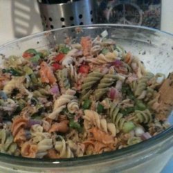 Tuna Veggie Pasta Salad recipe