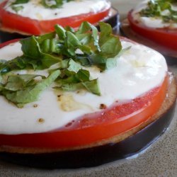 Aubergine (Eggplant), Tomato & Mozzarella Melts recipe