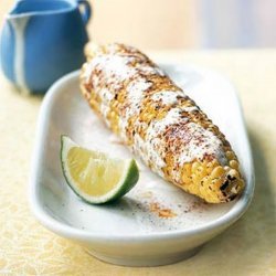 Grilled Mexican Corn With Crema recipe
