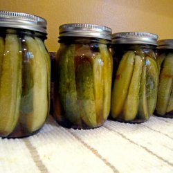 Stevia Sweet Pickles for Canning recipe