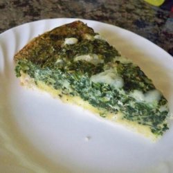 Healthified Spinach and Cheese Quiche recipe