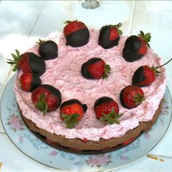 Chocolate Strawberry Mousse Cake recipe
