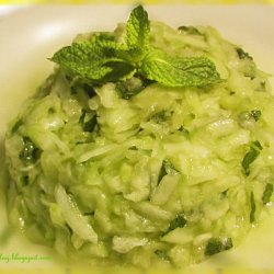 Grated Cucumber and Mint Salad recipe