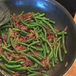 Green Beans with Caramelized Onions recipe