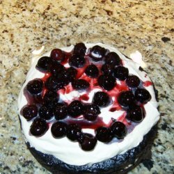 Haunted Black Forest Layer Cake - Martha Stewart Halloween 2007 recipe