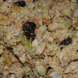Curried Chicken Salad With Apples and Raisins recipe